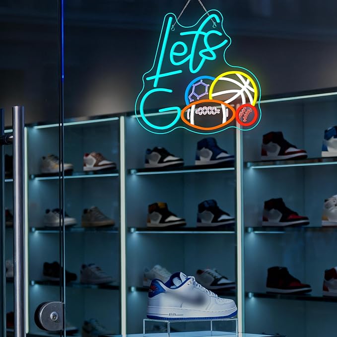 let go neon sign