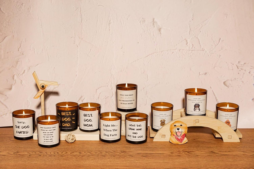 Golden Retriever Gifts, Golden Retriever Candle, Dog Mom Gifts for Women | Lavender & Eucalyptus • 100% Soy Wax • Clean Burn • Up to 50-Hour Burn • Funny Golden Retriever Decor • Gifts for Dog Lovers