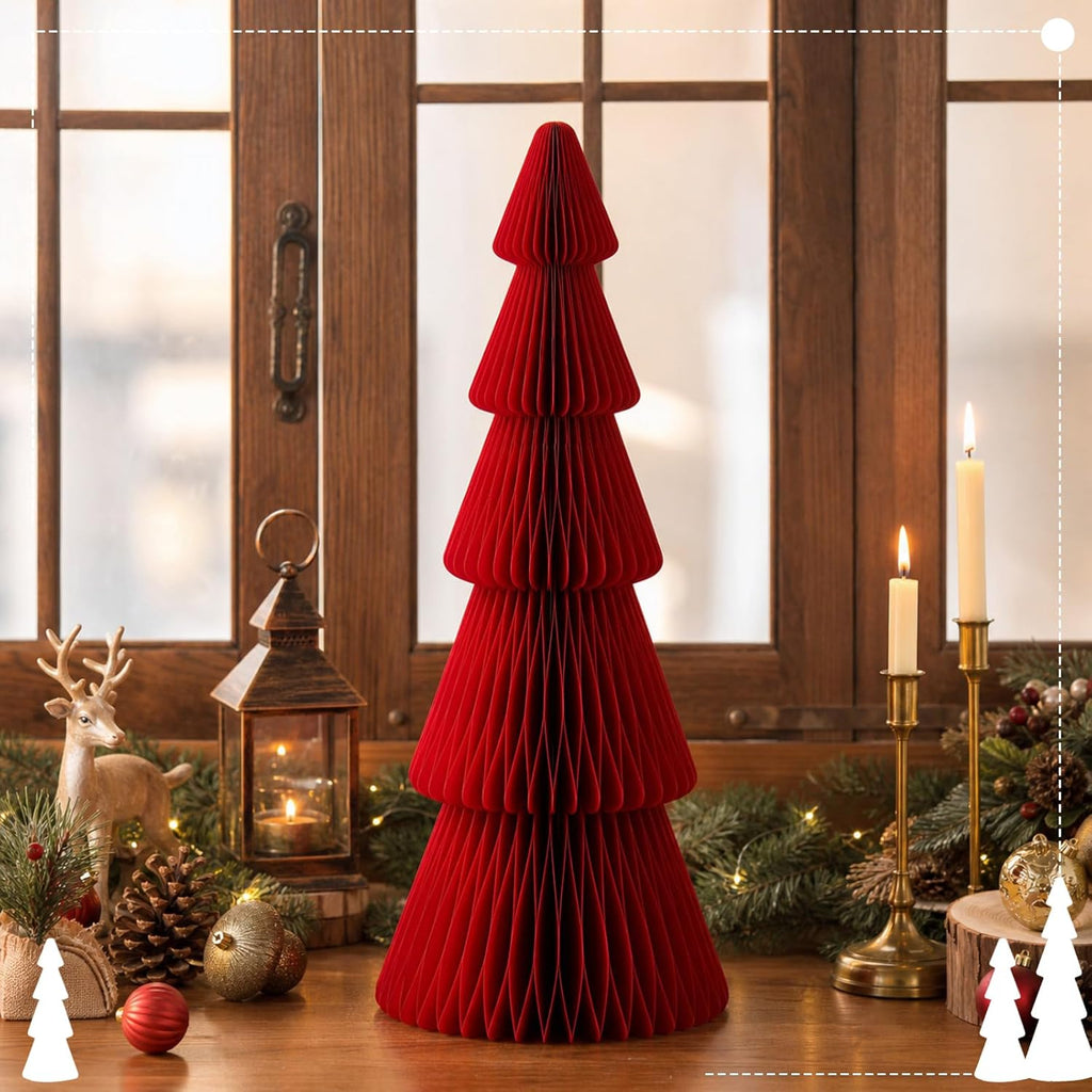 fullhawl 3ft red 3d honeycomb extra large paper, package contents