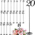 therwen 20 pcs metal table numbers 1-20 table, main product view