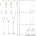 roceei 24 set catholic rosary bead bulk 8mm, main product view