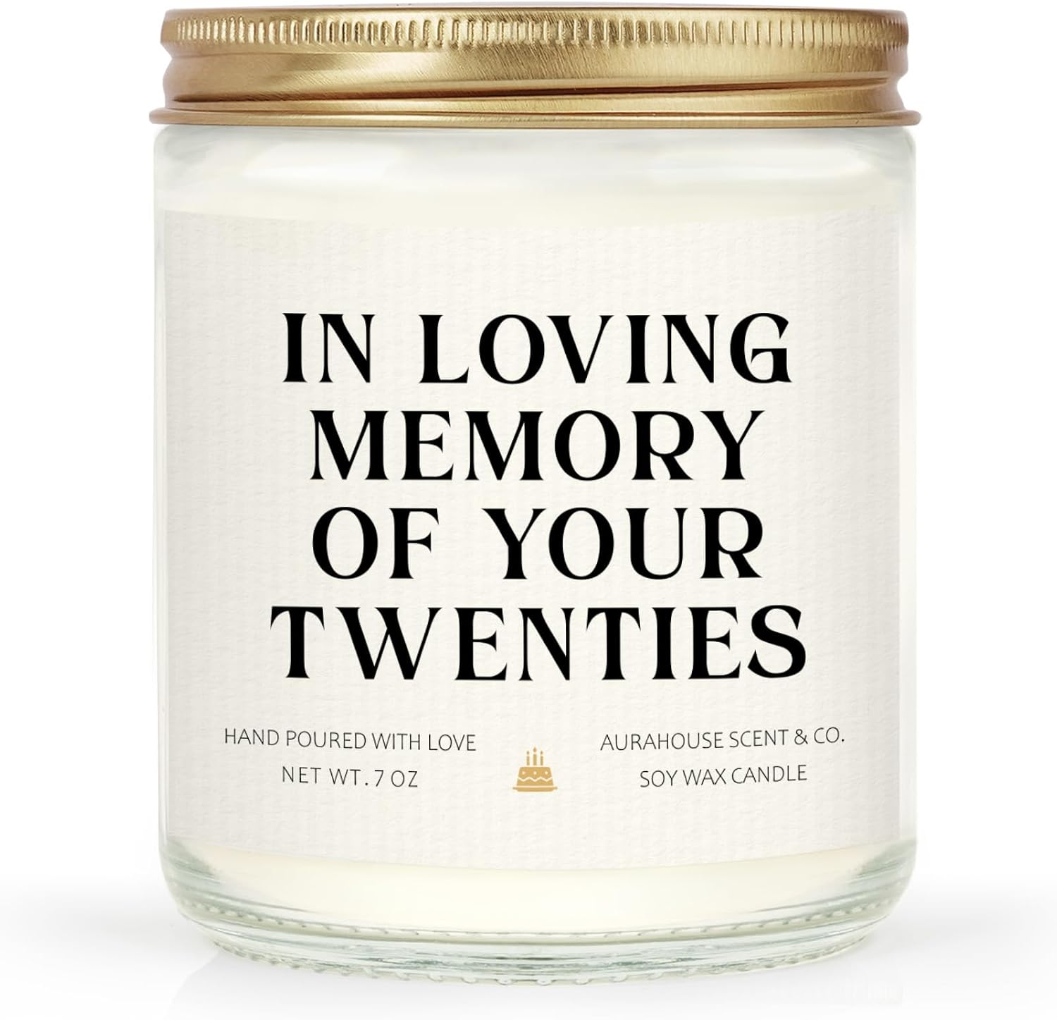 Aurahouse 30th Birthday Gifts for Women Men, in Loving Memory of Twenties Birthday Candle, Handmade, 1996 30th Birthday Decorations for Her Him, 30 Year Old Bday Gifts for Friend Sister Wife Husband