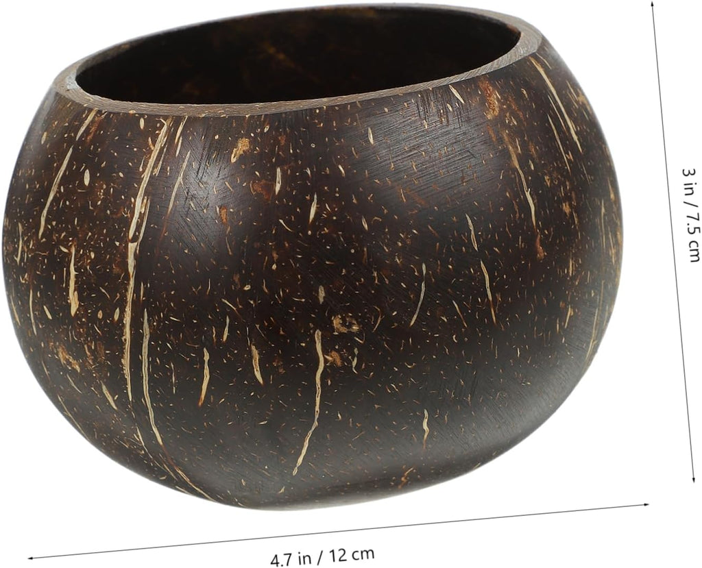 Coconut Shell Candle Holder for Projects Natural Wax Container Decorative Cup for Romantic Atmosphere and Special Occasions