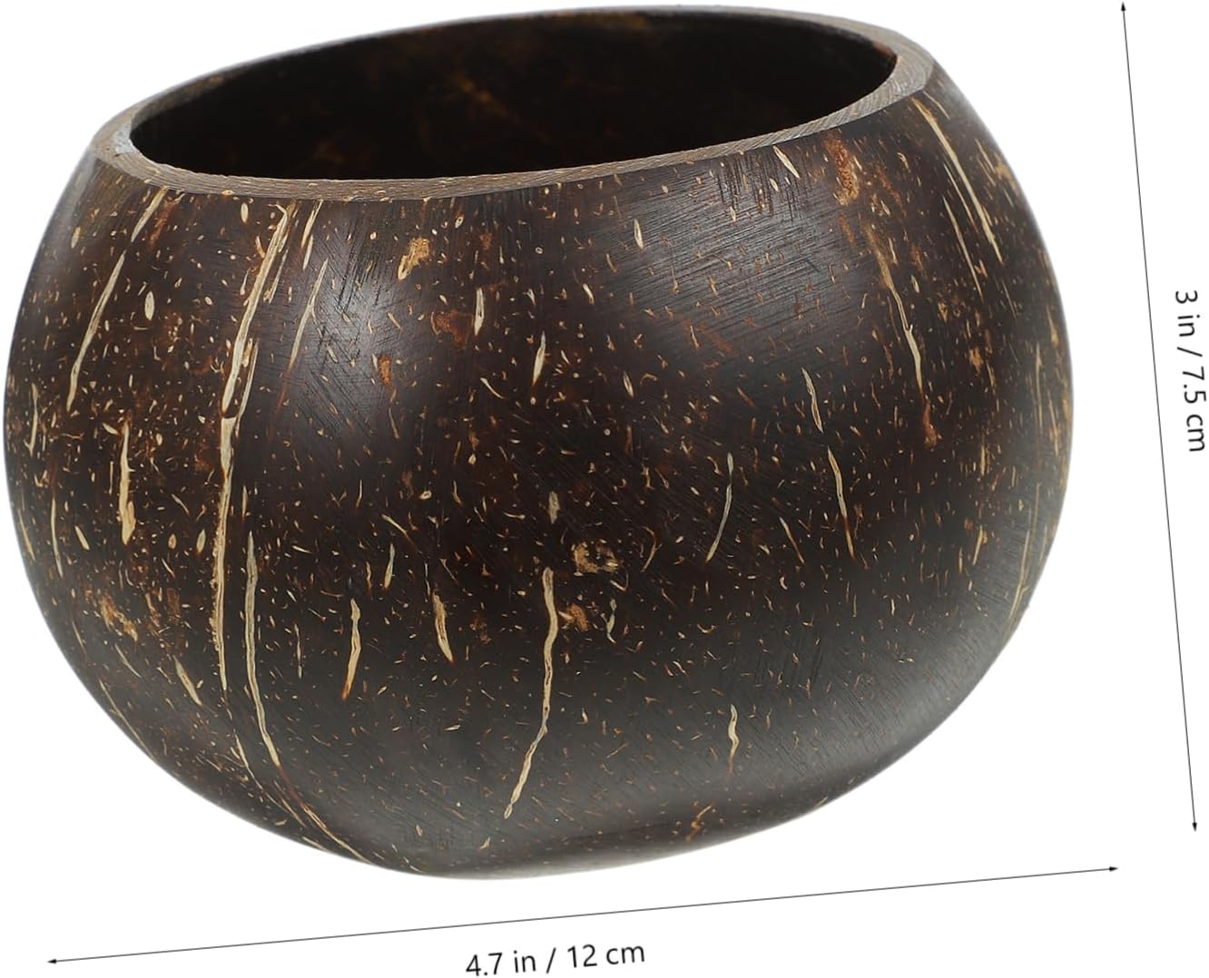 Coconut Shell Candle Holder for Projects Natural Wax Container Decorative Cup for Romantic Atmosphere and Special Occasions