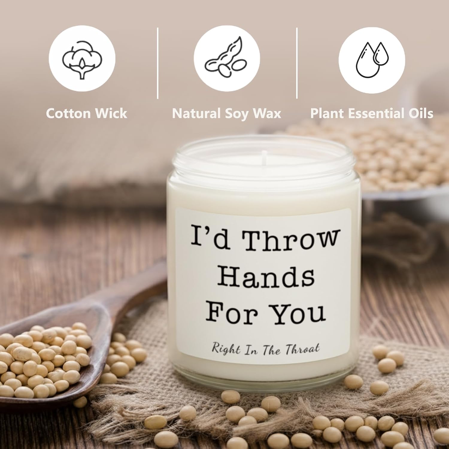 Gifts for Women, Birthday Gifts for Women, Unique Friendship Gift for Womens, Best Friend, Her, Sister, Bestie, Girlfriend, Mom, Funny Scented Candle with Replaceable Stickers