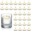 Nuanchu 30 Pcs 1.5'' Valentines Unscented Floating Candles Bulk for Centerpieces Votive Floating Cylinder Vases Candles for Wedding Party Anniversary Christmas Thanksgiving Party Gifts Decor