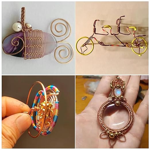 99.9% Soft Copper Wire, 18 Gauge/ 1 mm Diameter, 213 Feet / 65m, 1 Pound Spool Pure Copper Wire, Jewelry Making Wire Craft Wire