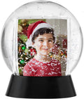 Neil Enterprises Inc. Sphere 2-Photo Snow Globe with Black Base