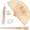 1Pcs Personalized Folding Hand Fans Custom Engraved Summer Wedding Fans,Personalized Wooden Fans Party Favor Bridal Shower Gifts for Guests
