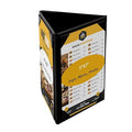 Menu Covers - Set of 10 Double-Sided Table Tent Cards for Restaurant, Dinner Party, and Bar Menus - Includes Bill Holder and Reserved Seating Signs - Easy to Clean and Foldable (10, 5"x7"Trifold)