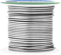 Mandala Crafts 16 Gauge Anodized Aluminum Craft Wire for Jewelry Making - 100 FT Colored Flexible Gray Wire - Bendable for Bonsai Armature Crafting Sculpting