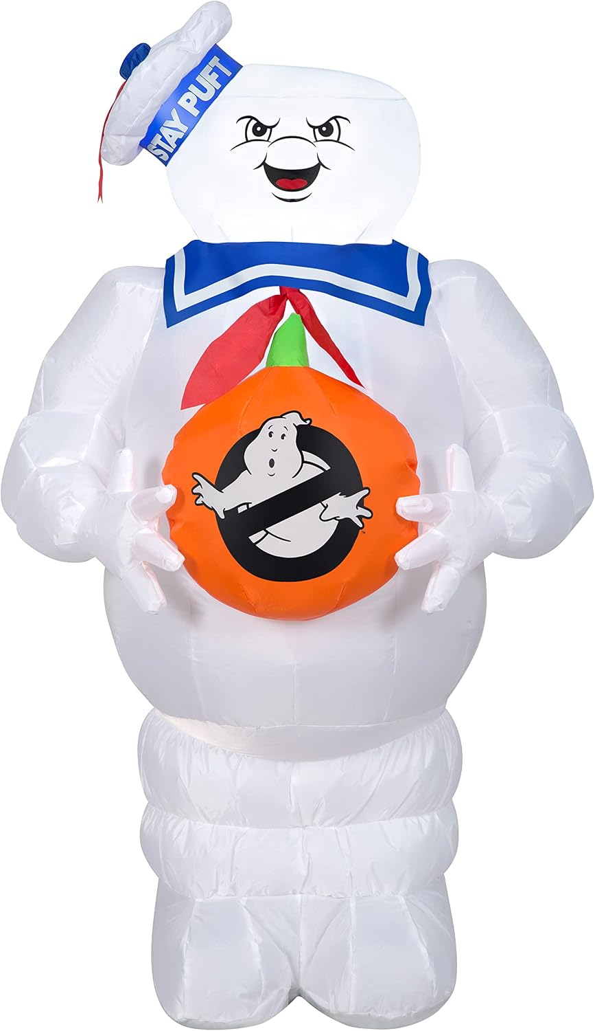 gemmy stay puft halloween inflatable, 3.5 ft tall, main product view