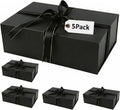 yinuoyoujia 5 pack large black gift box14x9x4.5 inches,gift, main product view