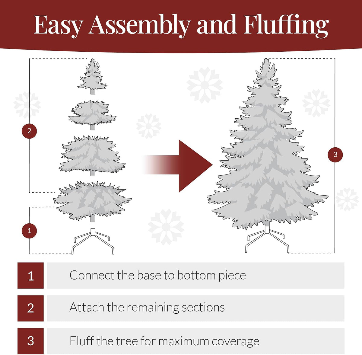 best choice products 9ft pre-lit charcoal gray christmas on a desk or shelf