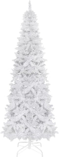 mupater 6ft pencil christmas tree, pre-lit artificial christmas, main product view