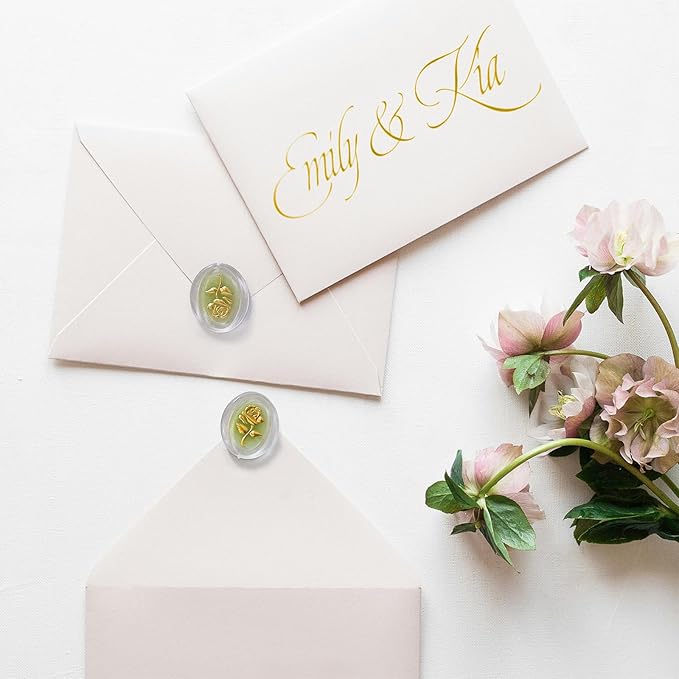 50 Pack 5x7 Envelopes Letter Size, White A7 Envelopes Self Seal for Wedding Invitation, Envelope 5.4x7.6 for Greeting Cards, Photos, Baby Shower, Graduation, Thank You Cards, Announcements