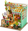 diy miniature flower house book nook kit with, main product view