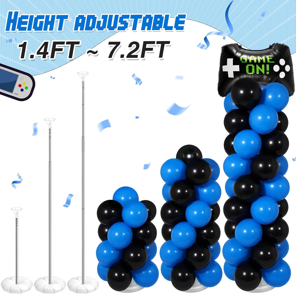 soulchen 2 set video game balloons column stand, package contents