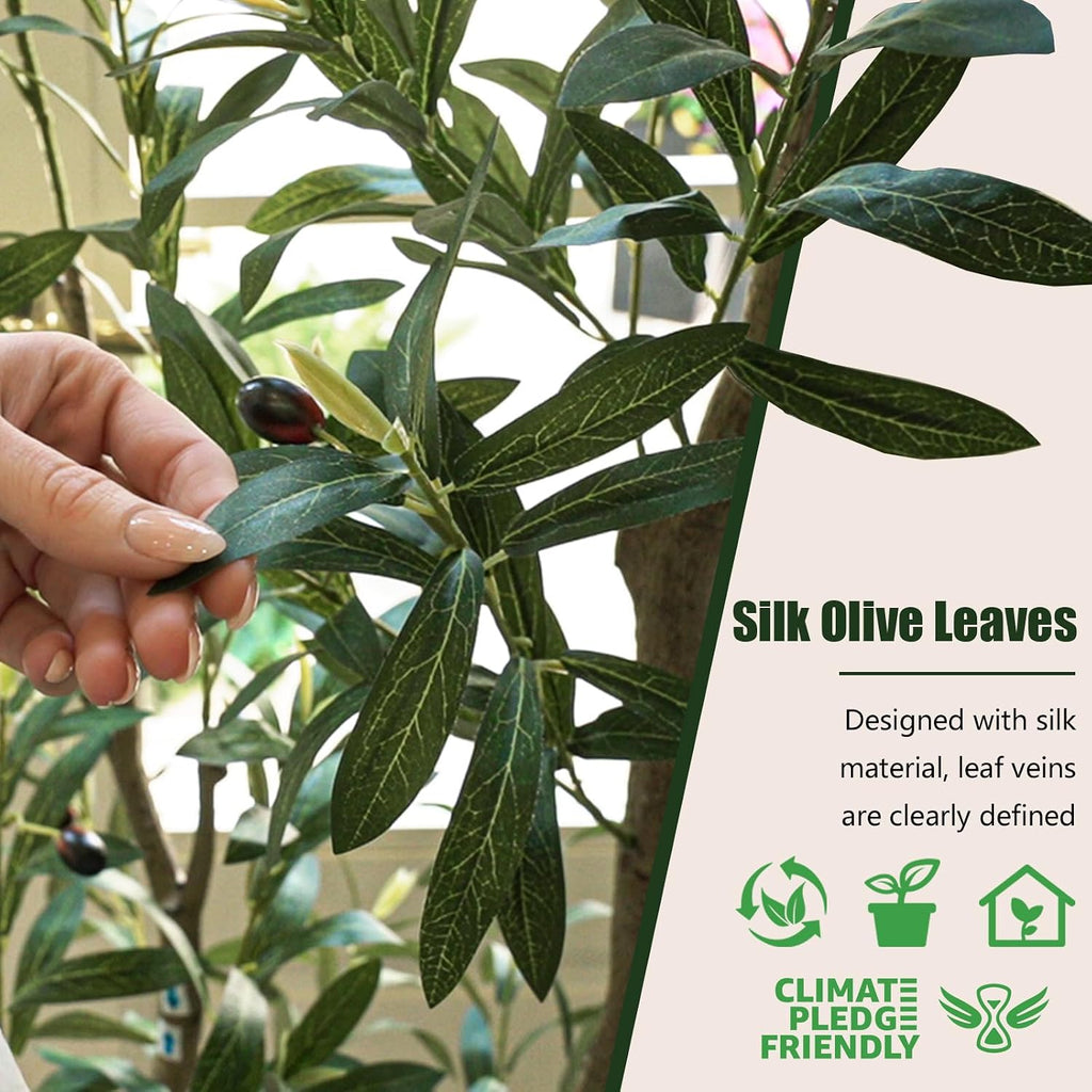 vitalismo olive trees artificial indoor: 96% lifelike, close-up detail