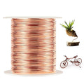99.9% Soft Copper Wire, 18 Gauge/ 1 mm Diameter, 213 Feet / 65m, 1 Pound Spool Pure Copper Wire, Jewelry Making Wire Craft Wire