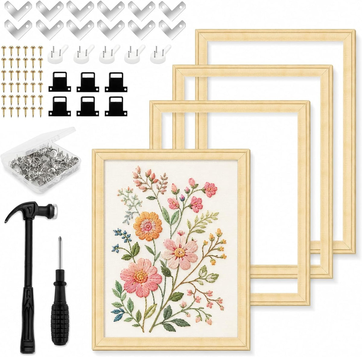 zynery 16"×20" stretcher bars for needlework 3 sets,diy, main product view
