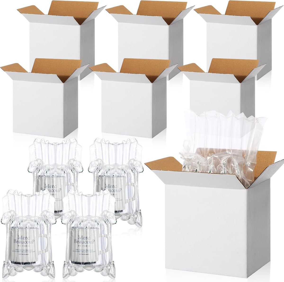48 sets 48 sets mug boxes with bubble, main product view