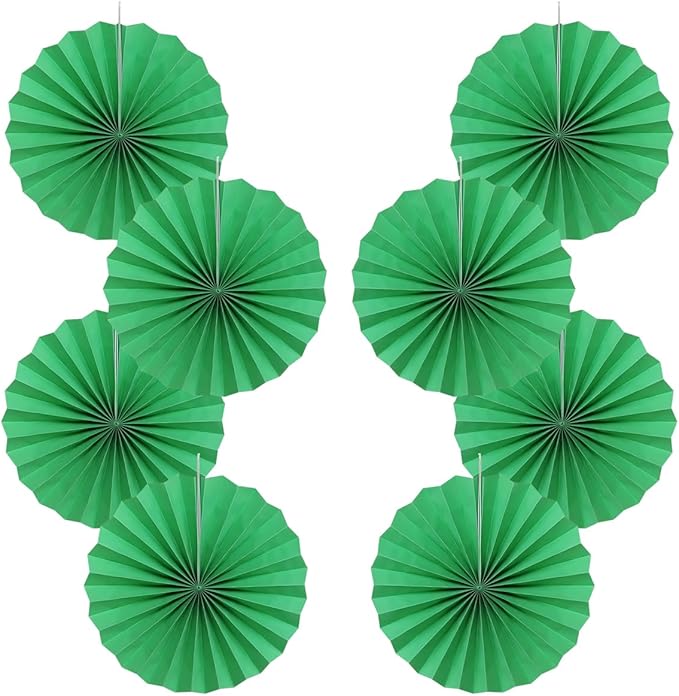Green Party Decorations,Green Paper Decorations For Party,Tennis Party Decorations Party Paper Fans Bulk 12in,Graduation Decoration Classroom Decor,St Patrick'S Day Decortions 30 Color Diy Set （Green）