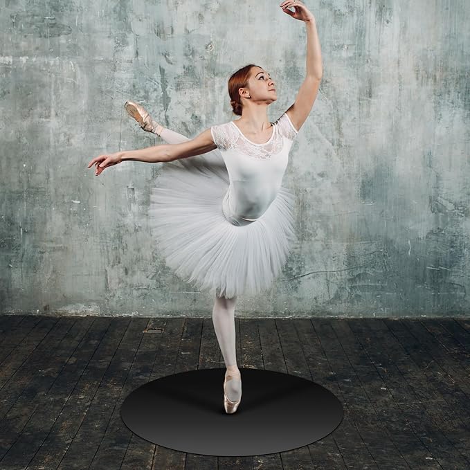 Portable Dance Floor Smooth Ballet Floor Vinyl Dance Mat for Home Stage Studios Kids Adults Practice Improve