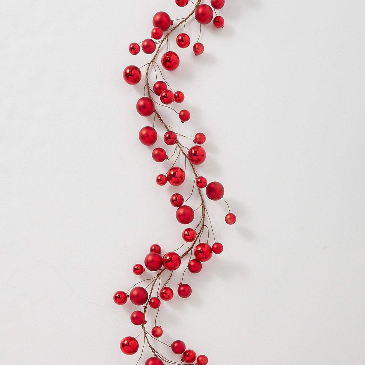 raz imports - 4' red plastic christmas ball, main product view