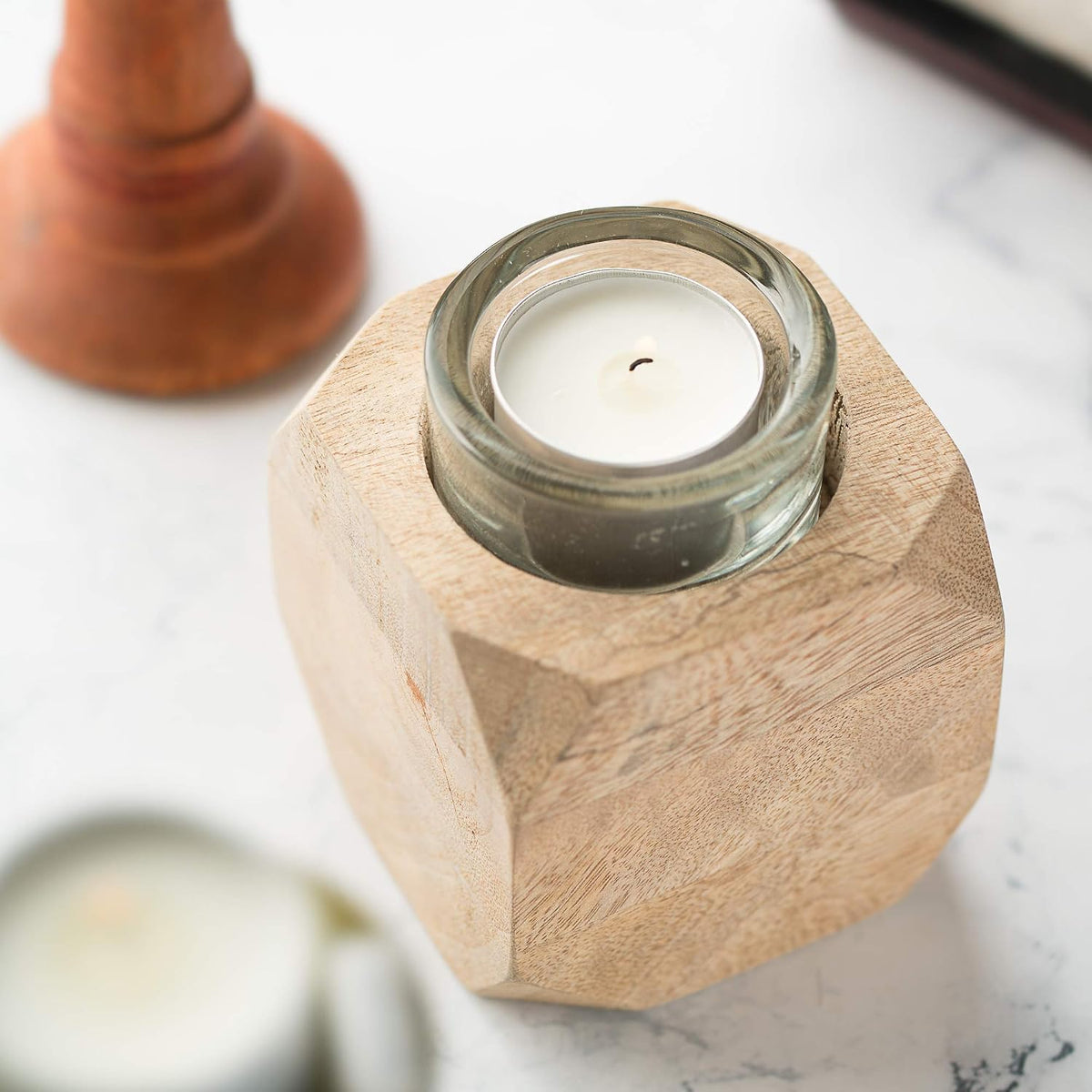HomeLights Tealight Candles - 8 Hour Long time Burning, Giant 100,200,300 Pac...