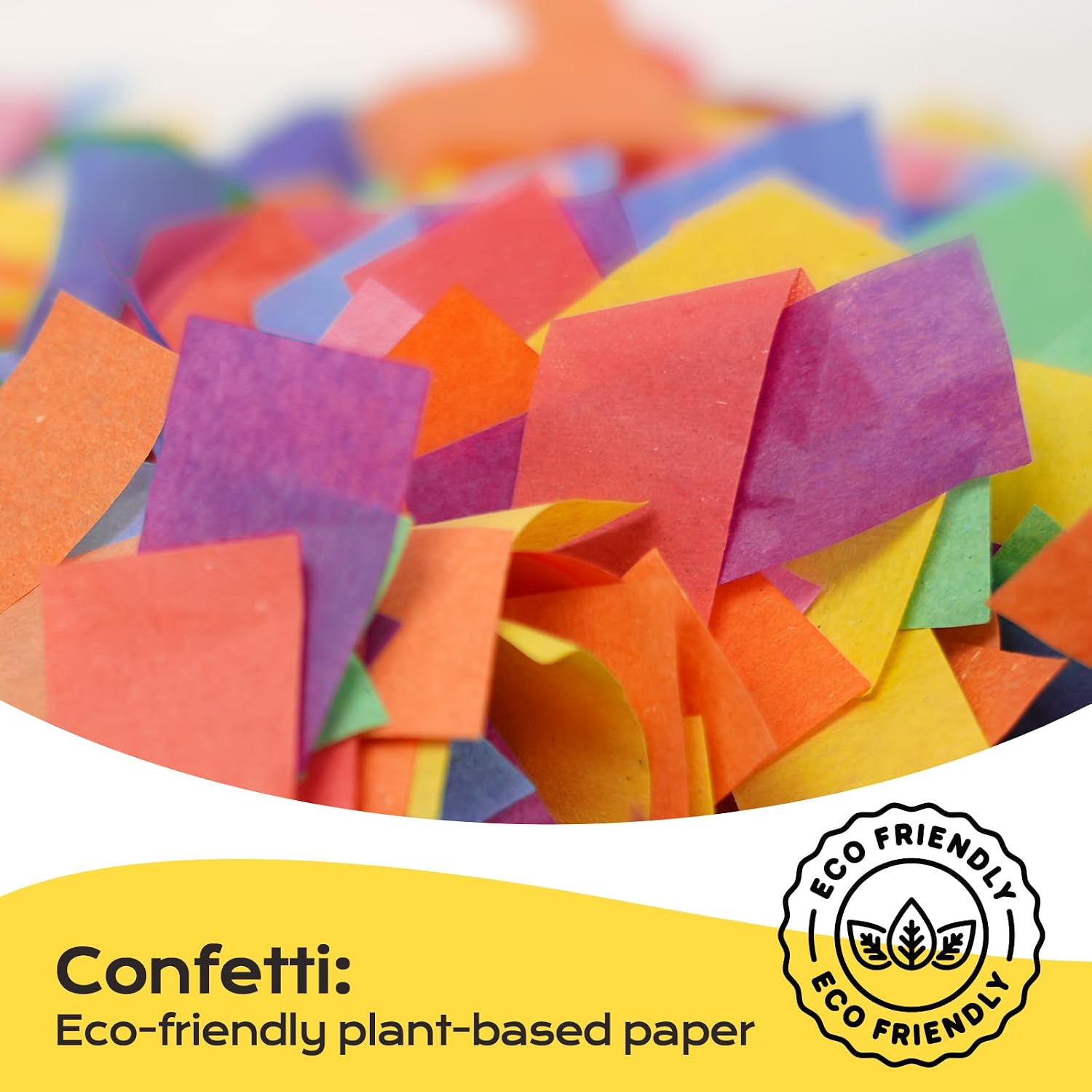 12in Confetti Cannons 6pk,LUMAFIZZ Multicolo Eco-Friendly Confetti Poppers | for Party，Birthday，Christmas Eve，Wedding，New Year Celebration