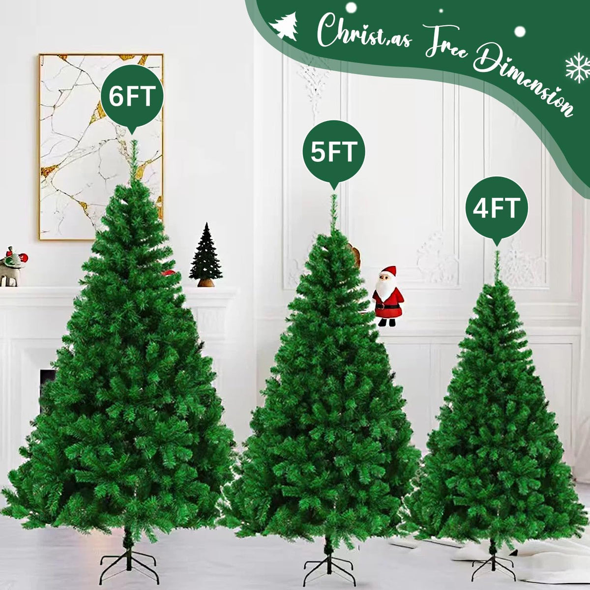 5ft green artificial christmas tree,arbol de navidad small on a desk or shelf