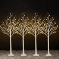 4ft lighted birch trees, 192 led twinkling trees, main product view