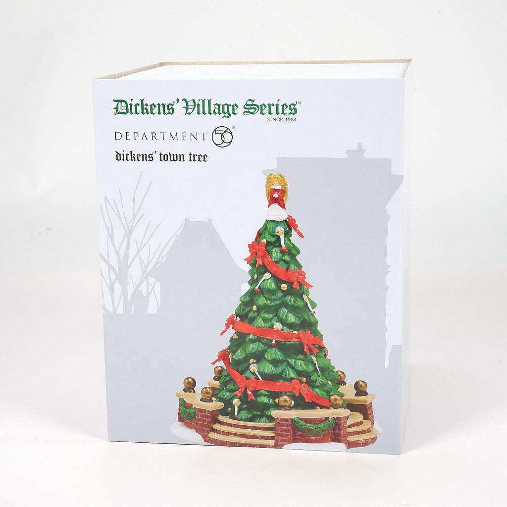department 56 dickens' village accessories the town christmas, package contents