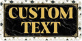 Custom Sign, Custom Street Sign, 11 Font Colors, 13 Font Styles, 4 Hole Options, 22 Sizes, 9x18 Inches, Rust Free DiBound, Fade Resistant, Made in USA by My Sign Center (Marble Tile)