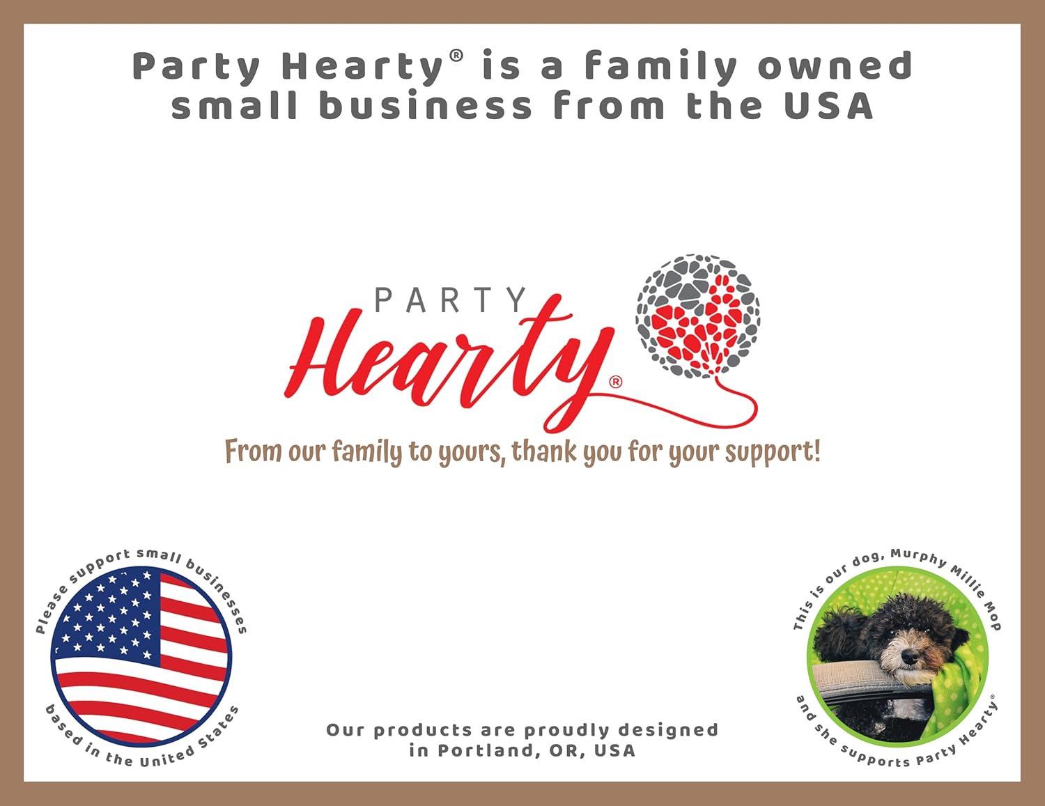 Party Hearty Baby Shower 5 Game Pack, Premium Thick Cardstock - Kraft | 5 Classic Baby Shower Games, 250-Piece Party Pack, Perfect for Baby Showers, Simple & Fun