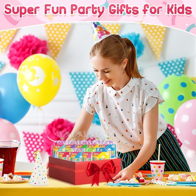 Scratch Art Party Favors for Kids: 64 Pack Rainbow Scratch Art Notebook Classroom Prizes Gifts Bulk for Girls Boys Goodie Bags Stuffers, Return Gifts for Birthday Party Favors Bulk Kids Crafts