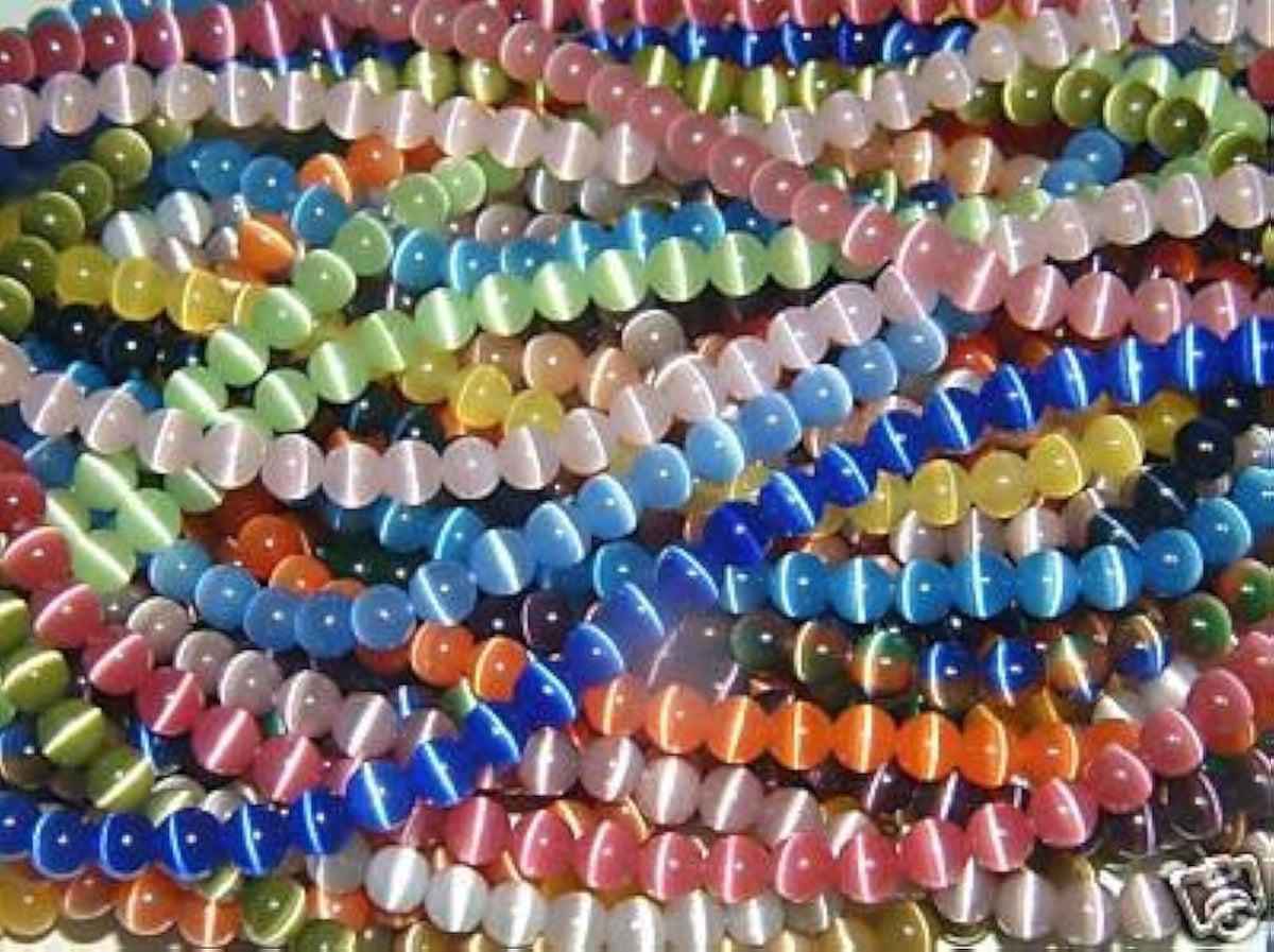 hidden hollow beads 10 strands of 6mm glass, main product view