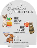 Pet Signature Drink Wedding Signs
