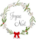 Custom Stickers for Weddings, Birthdays & Businesses - Personalized Labels with Your Logo - Waterproof, Fade and Heat Resistant - Pack of 100-1000 (Wreath N, 2 Inch)