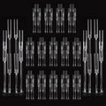 16PCS 8 Arm Acrylic Candelabra Centerpieces for Tables,Clear Candlestick Holders Decor Wedding Centerpiece with Shade for Anniversary Party Brithday candelabros para centros de mesa