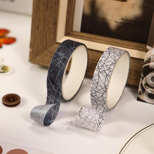 YUBBAEX 60 Rolls Value Washi Tape Pack Retro Arts Masking Tape Basic Patterns Decorative for DIY Crafts, Bullet Journal Supplies, Planners, Scrapbook, Card/Gift Wrapping (Basic Geometry)