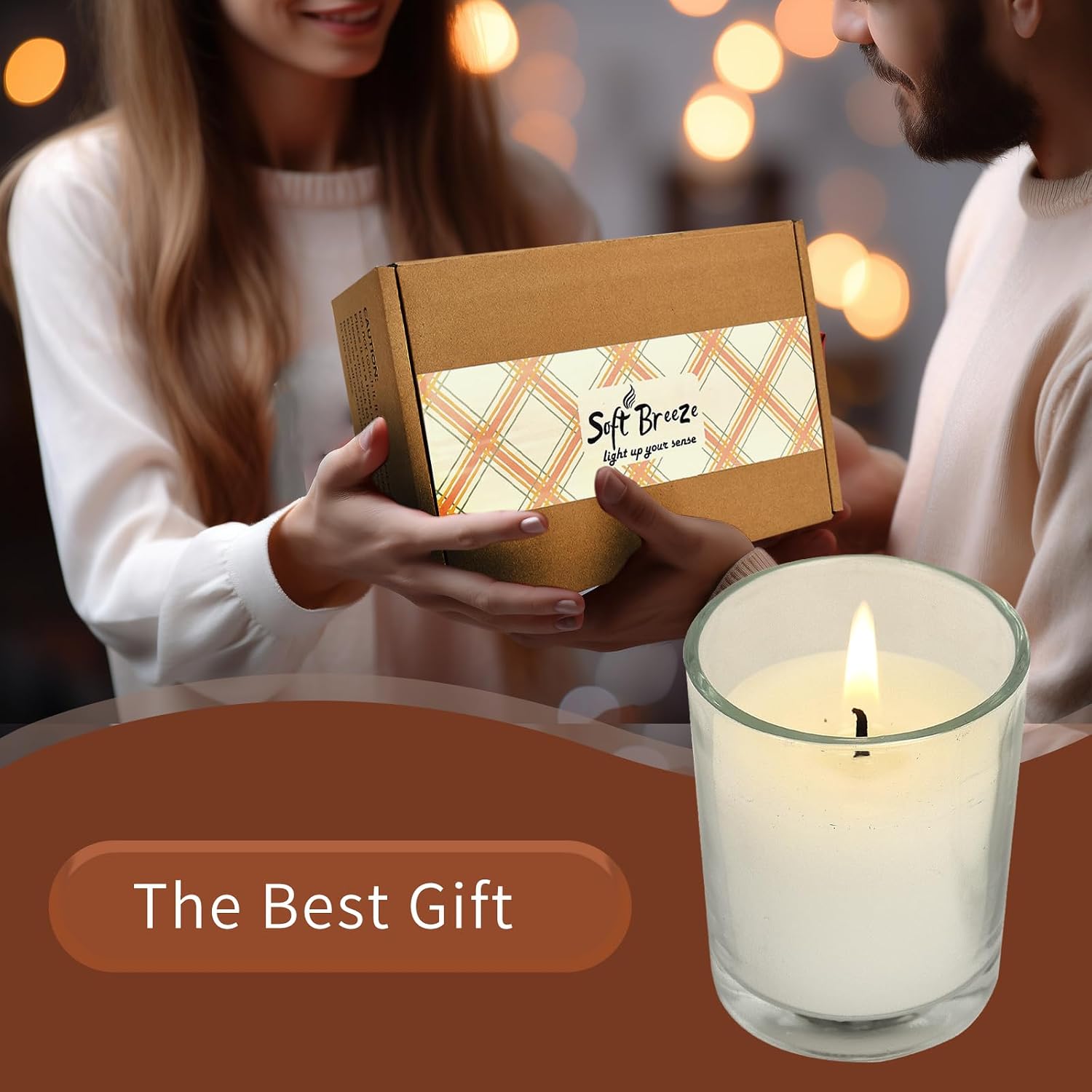 Soft Breeze 24 Pack Ivory Unscented Votive Glass Candles for Wishing, Hydrotherapy, Wedding, Birthday, Holiday, Party