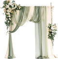 ling's moment wedding arch flowers, arbor decor, 5-piece, main product view