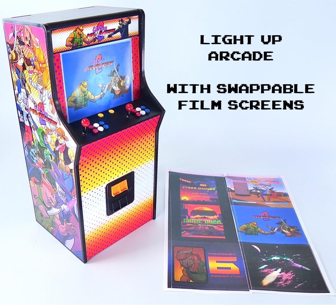 super action stuff game on arcade 1/12 scale on a desk or shelf