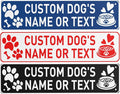 Custom Vintage Metal Sign Personalized Pet's Home Sign with Pet Name Paw Print Text Logo Rust Free Fade Resistant Home Outdoor Wall Signs
