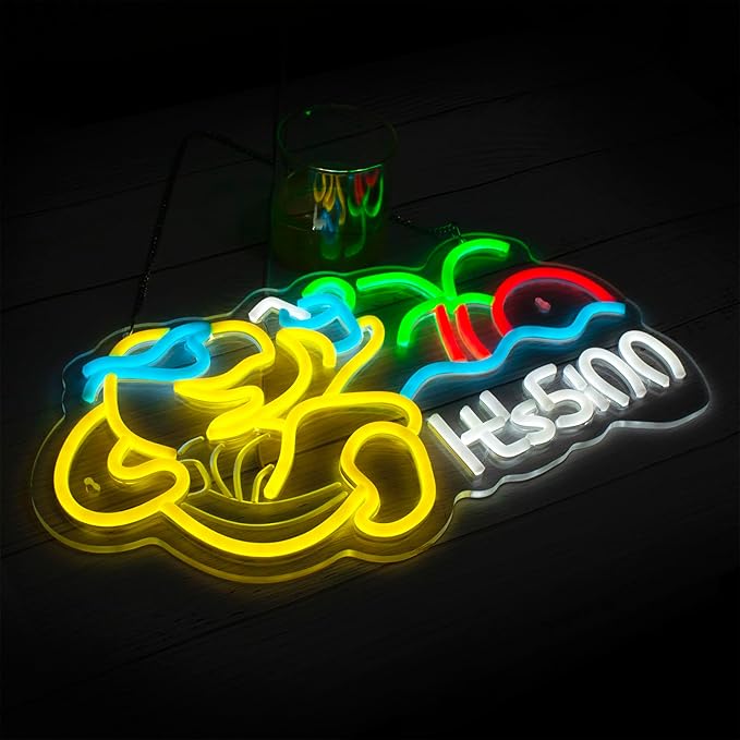 Turtle Its 5 00 O'clock Neon Signs for Wall Decor,Led Neon Light,Dimmable,USB Powered, Five Oclock for Home Bar Shop Beer LED Light Man Cave Garage Pub
