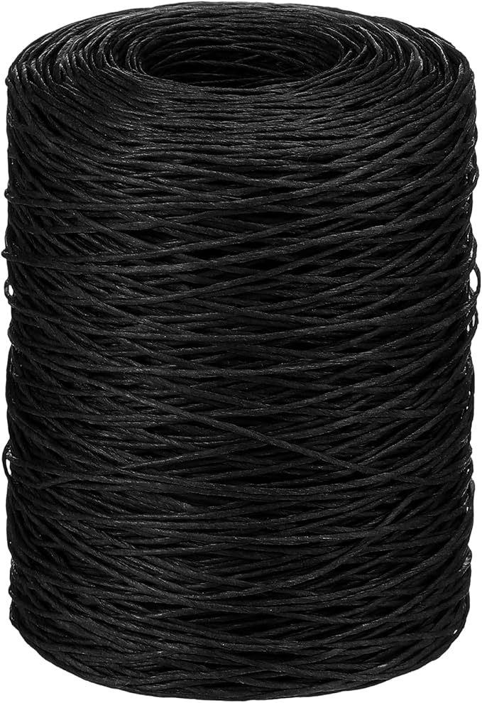 Syhood Floral Vine Bind Wire Rustic Wrapping Wire for Flower Bouquets(Black)