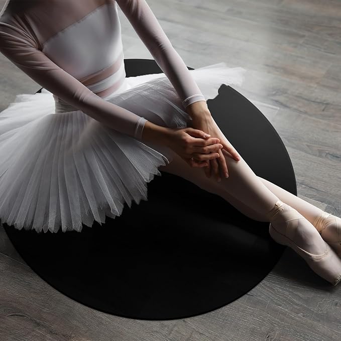 Portable Dance Floor Smooth Ballet Floor Vinyl Dance Mat for Home Stage Studios Kids Adults Practice Improve