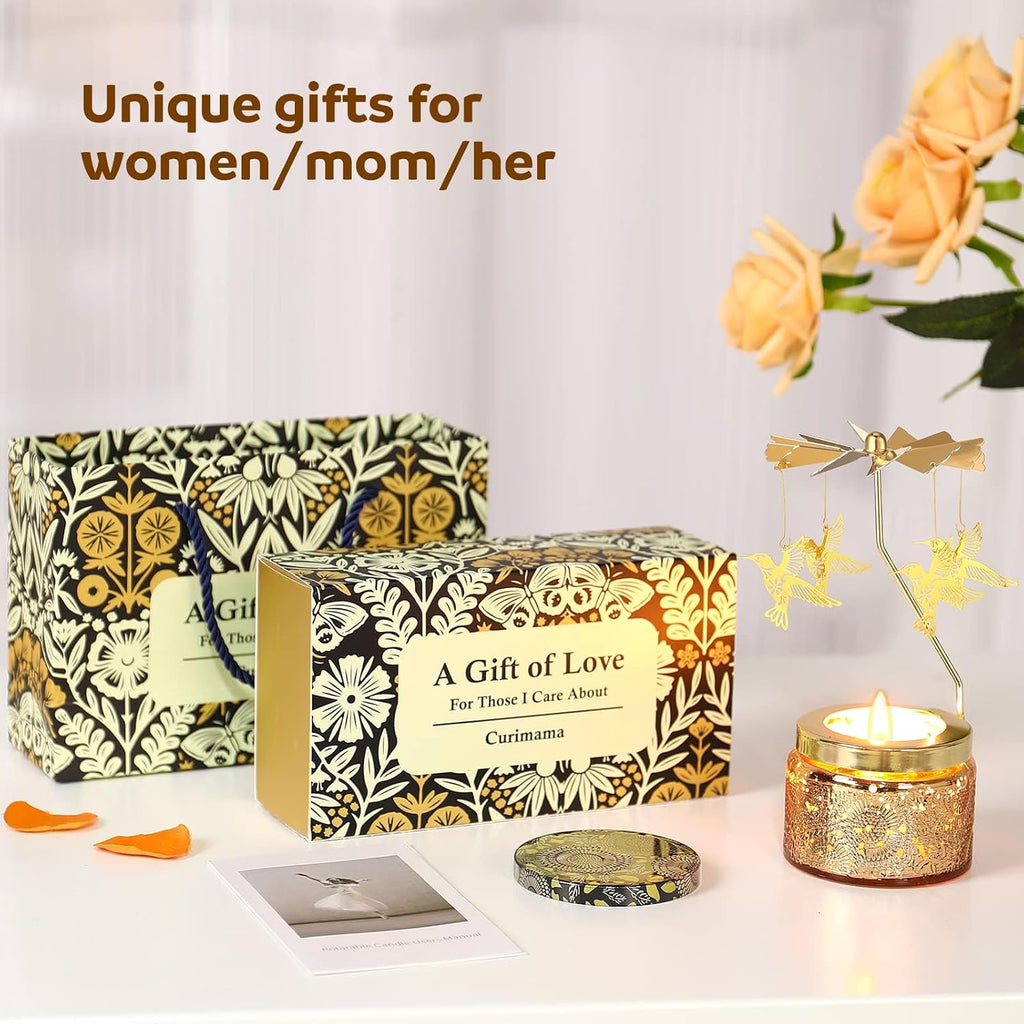 Unique Hummingbird Rotating Scented Candle – Gifts for Women Who Have Everything, Funny Birthday Present for Mom Grandma Wife Daughter